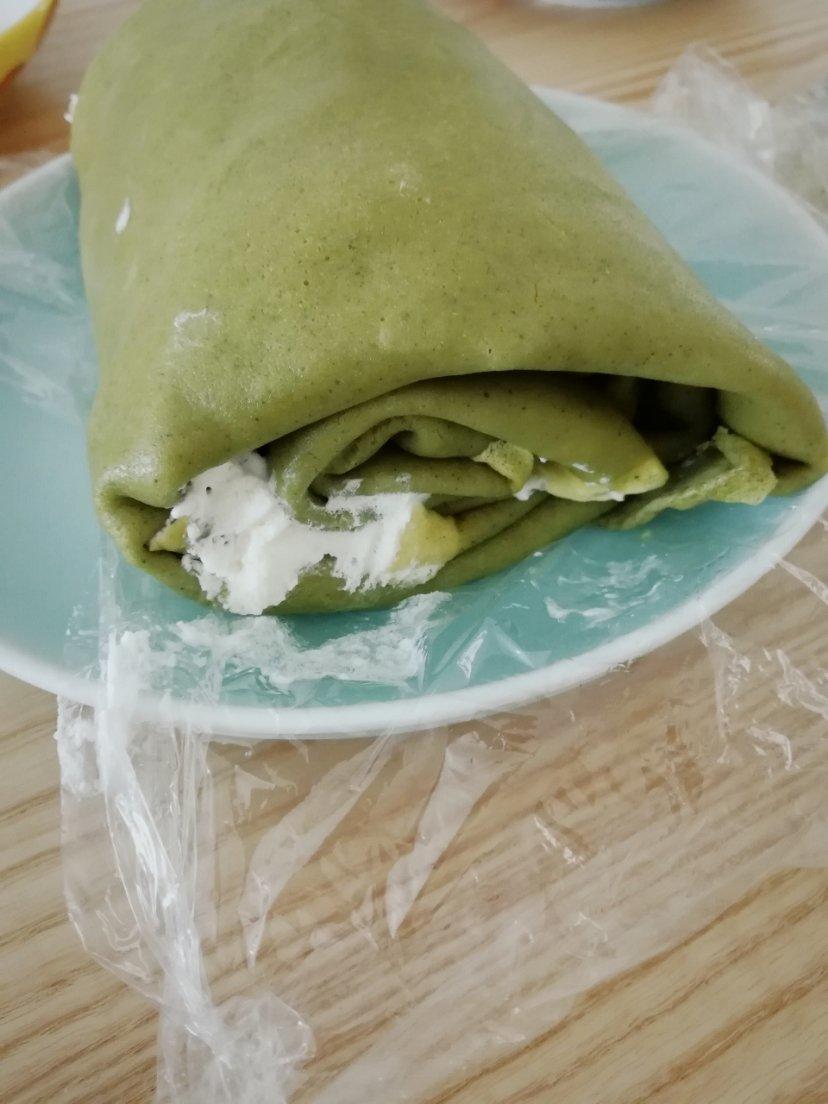 【抹茶毛巾卷】