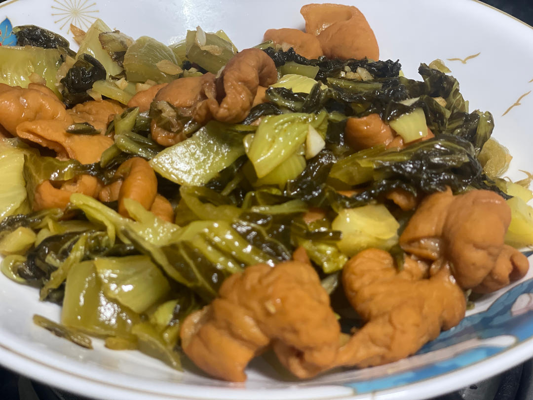 酸菜炒大肠