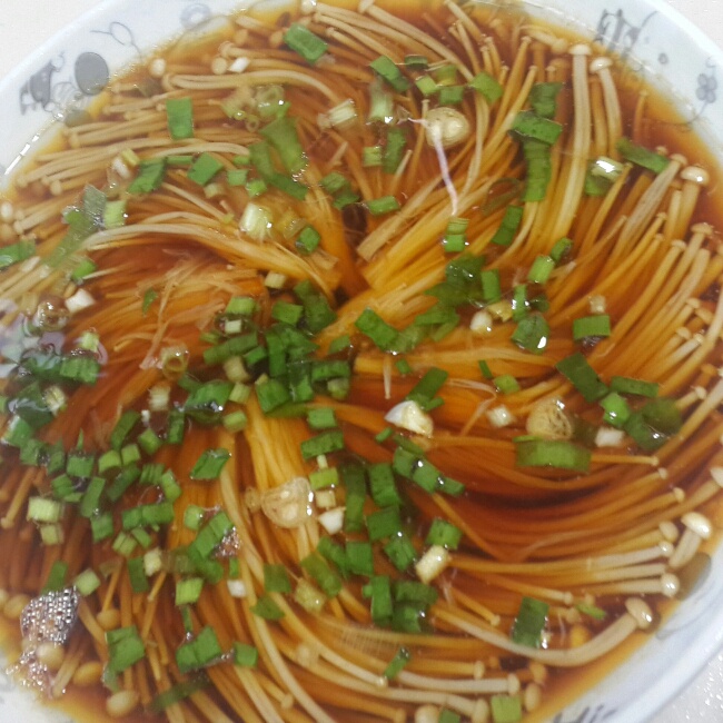 油泼金针菇