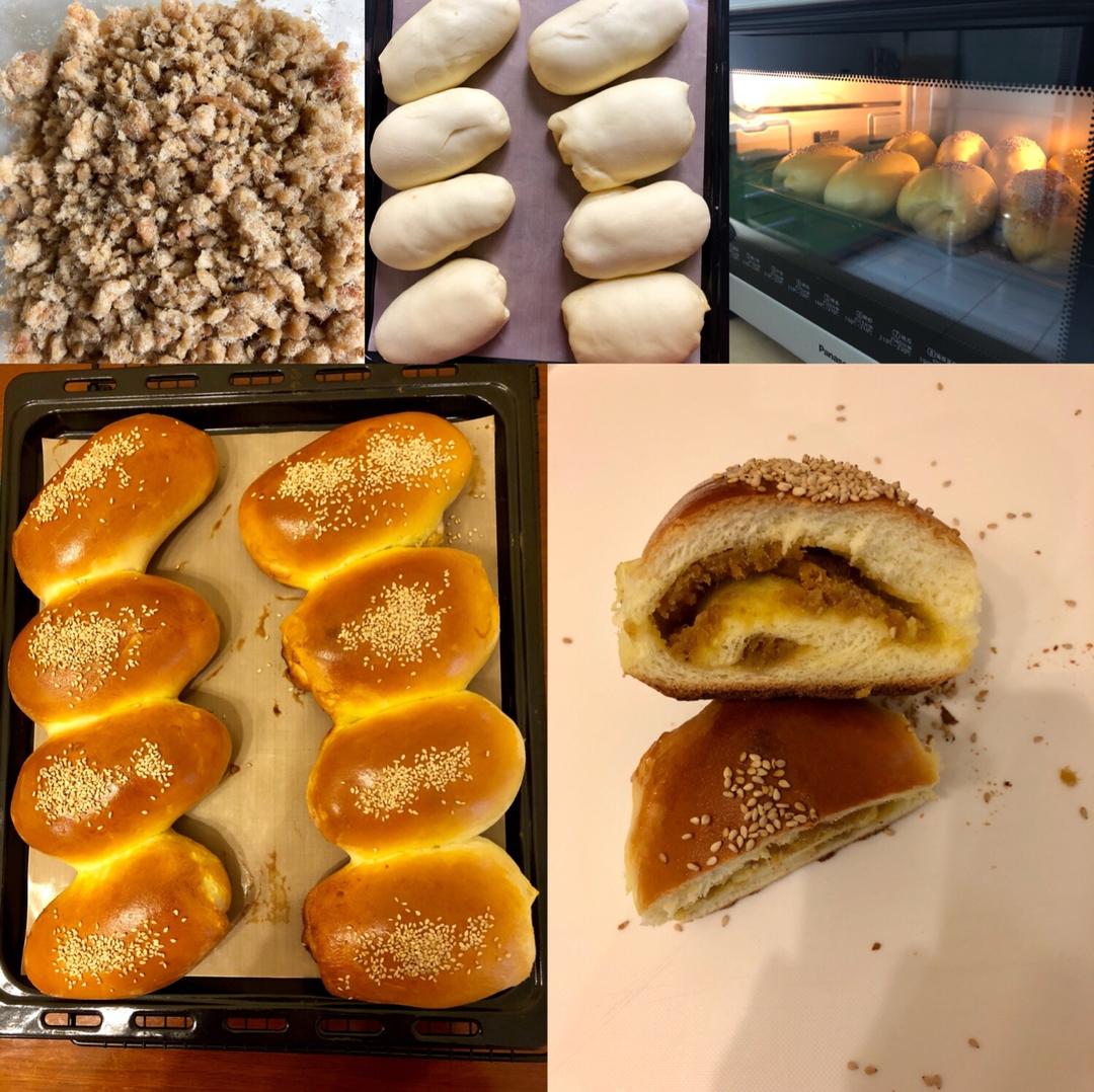 超好吃的肉松面包