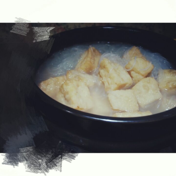 油豆腐粉丝汤