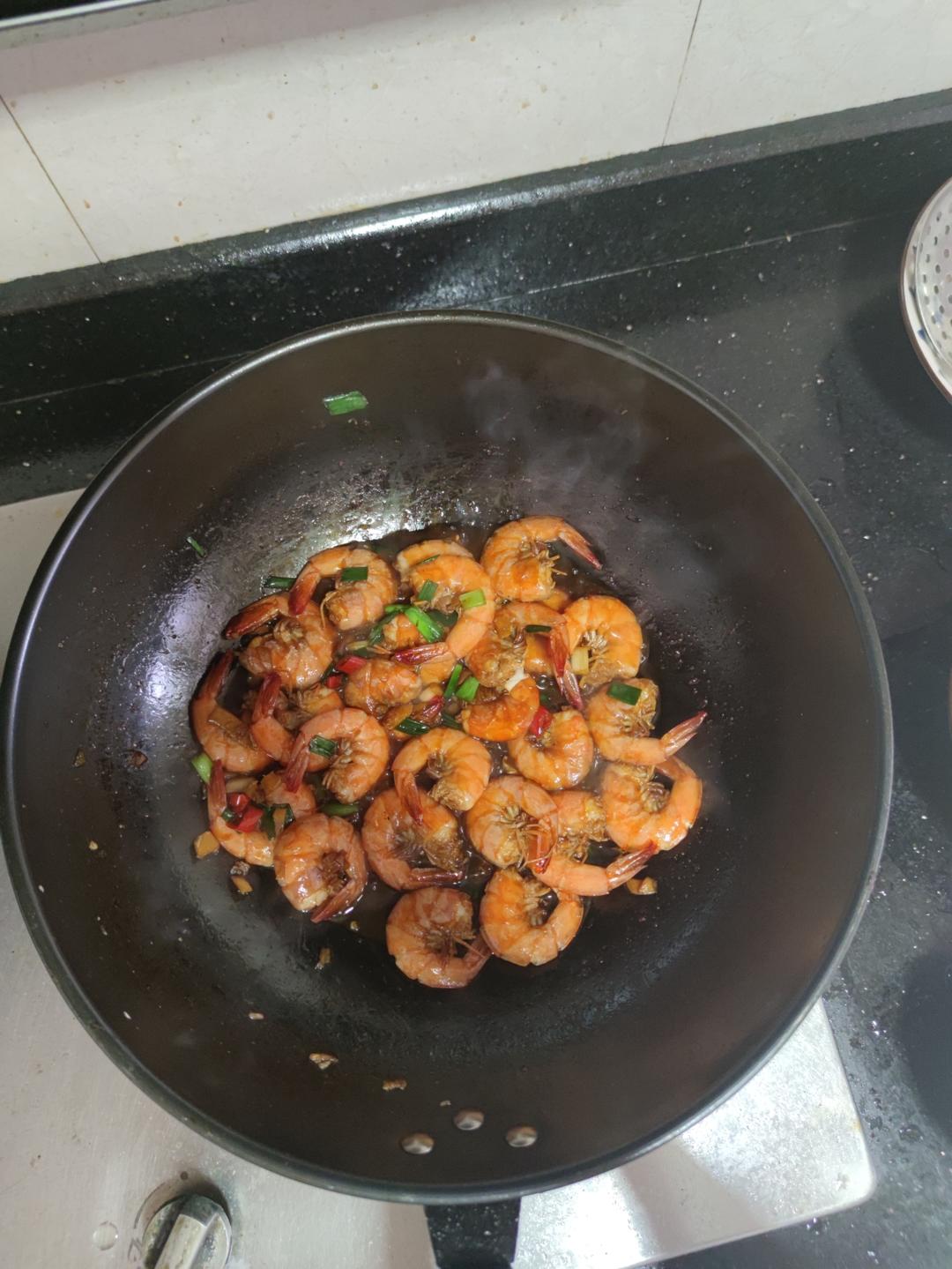 家庭版油焖大虾