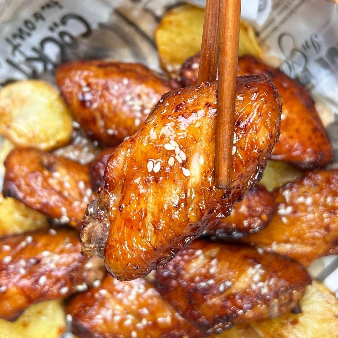 奥尔良烤翅空气炸锅版🤤最简单的做法