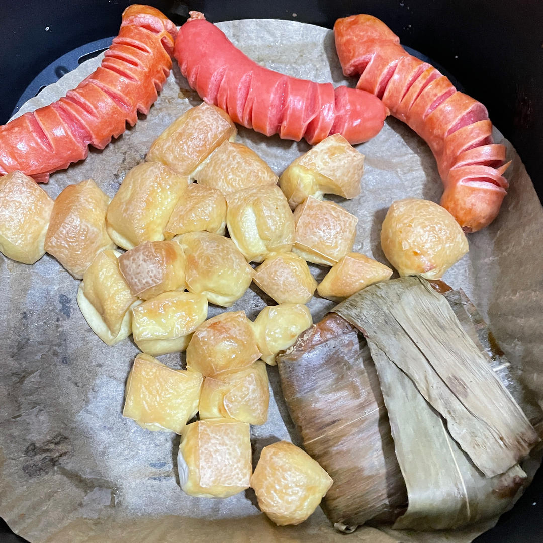 空气炸锅别闲置了❗️巨好吃～炸豆腐