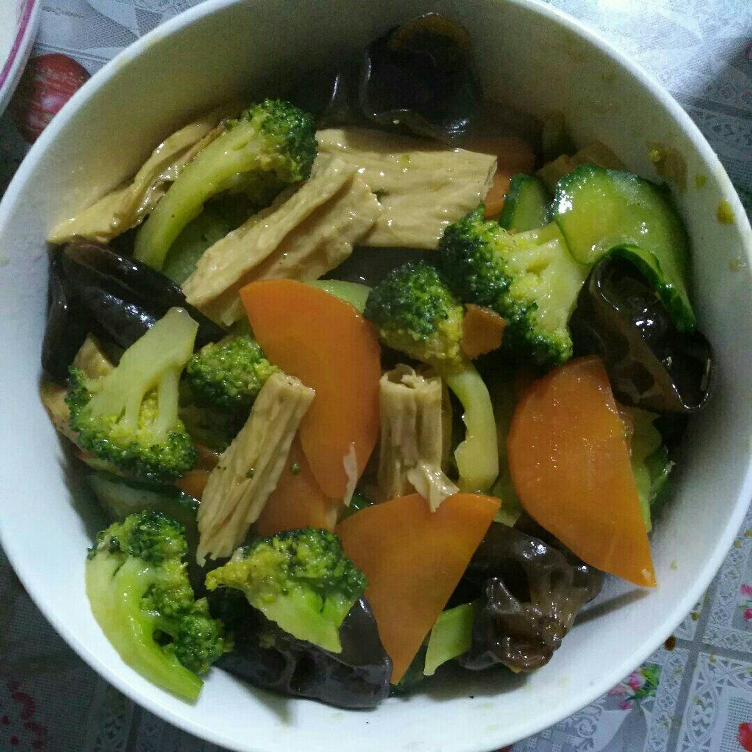 素炒腐竹