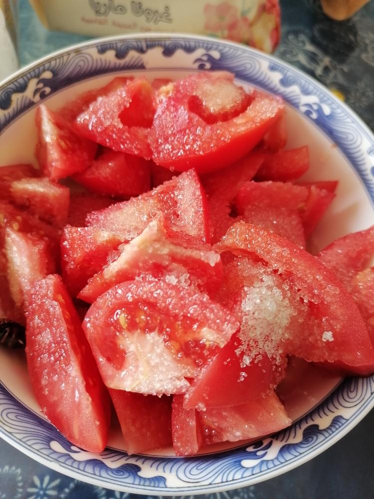 【西红柿🍅拌糖的做法步骤图,怎么做好吃】美宝5219_下厨房