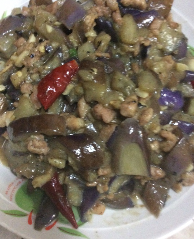 肉丝烧茄子
