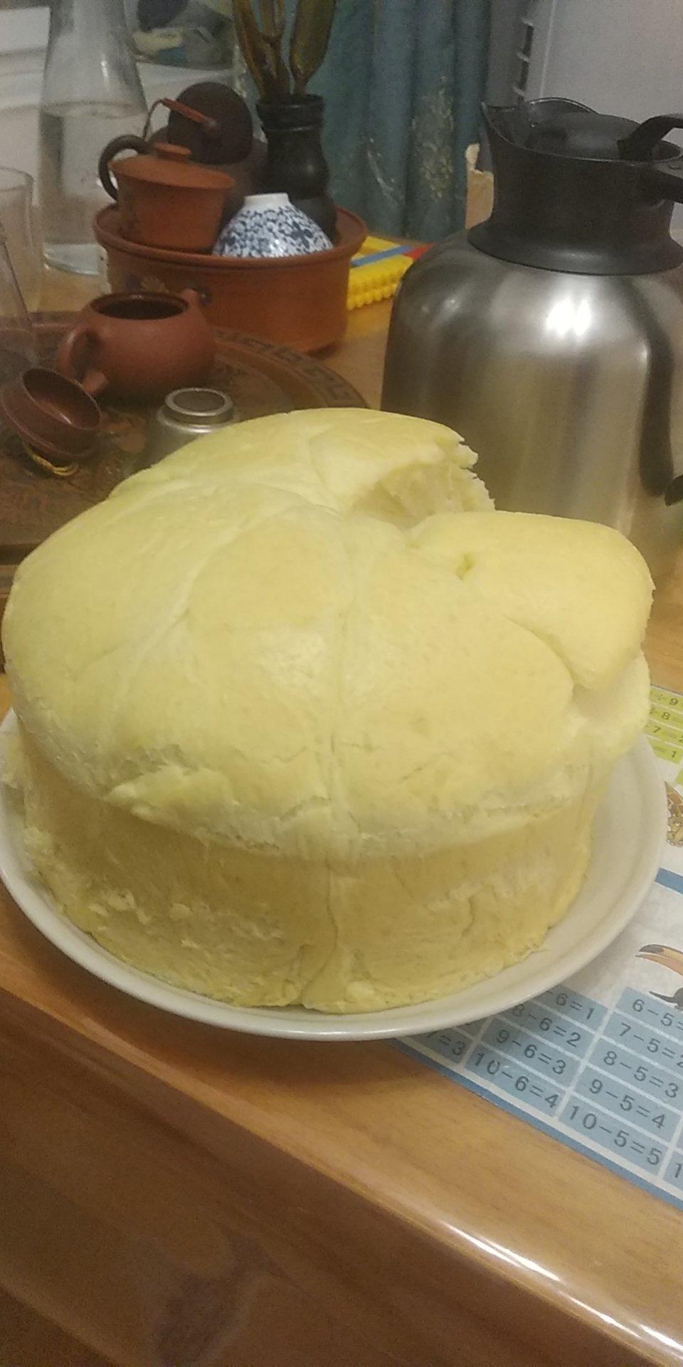 蒸面包不上火  普通面粉食用油版本