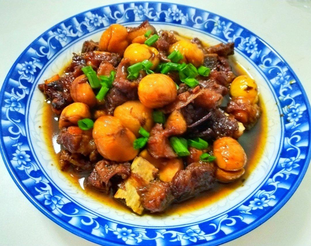 板栗烧排骨