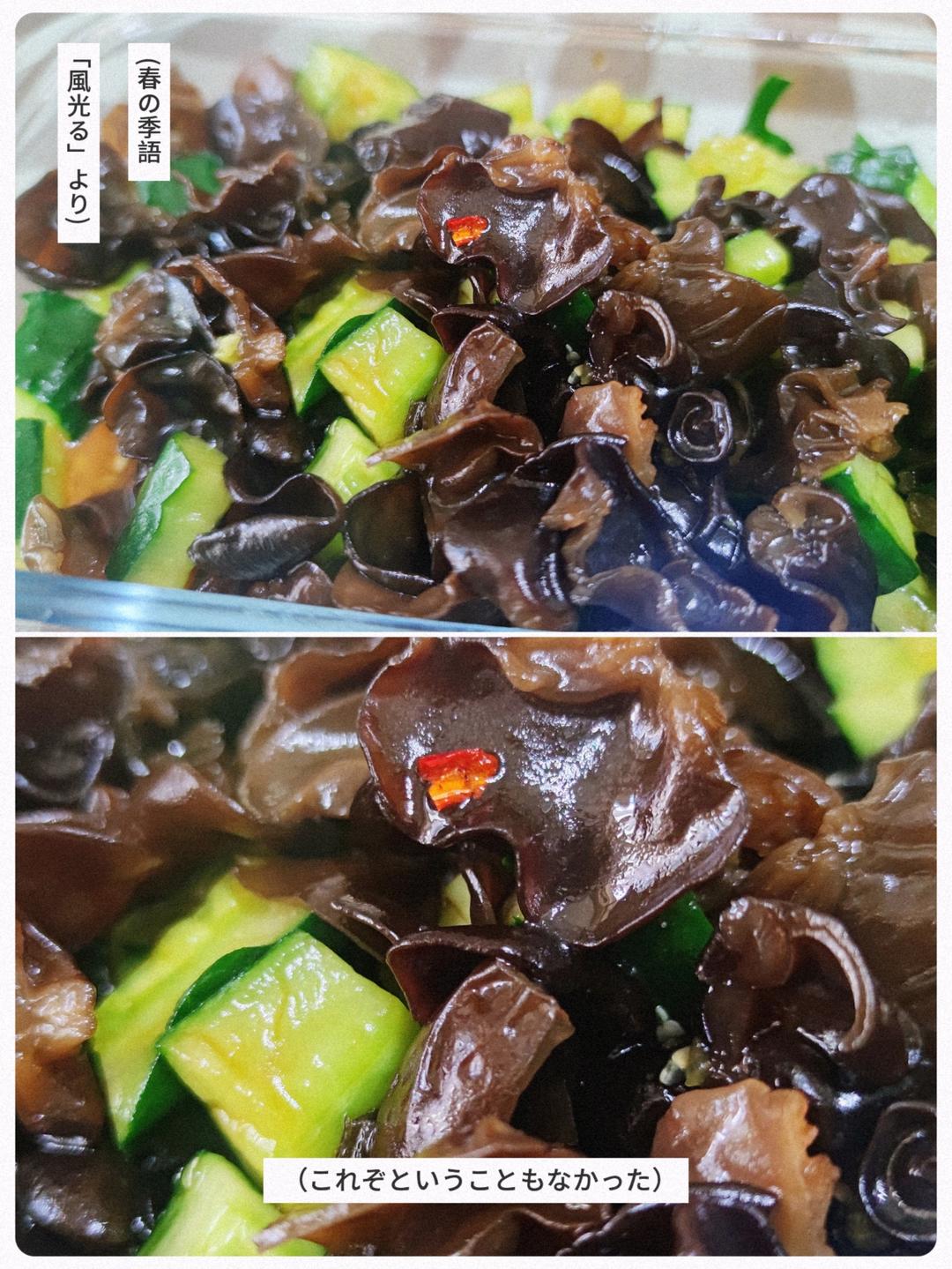 凉拌黄瓜黑木耳