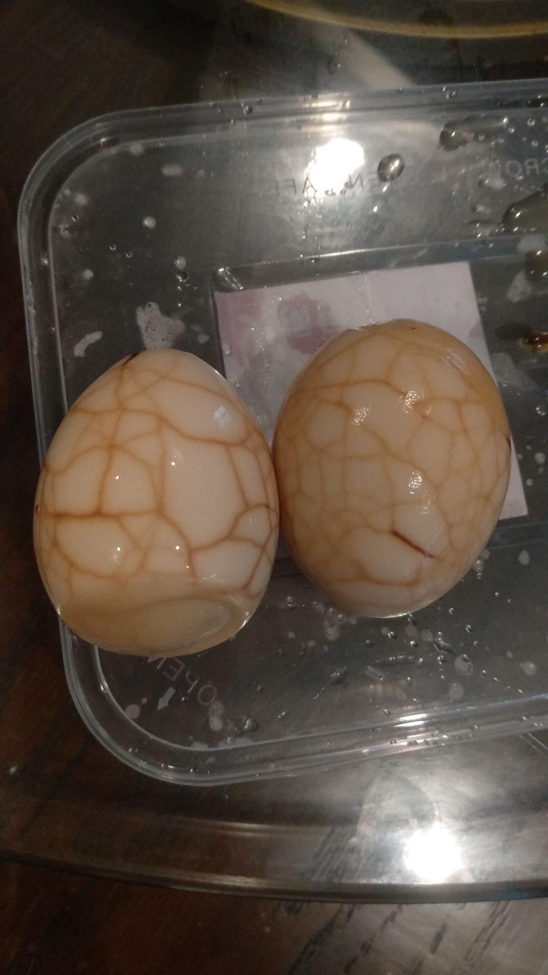 电饭煲煮五香茶叶蛋