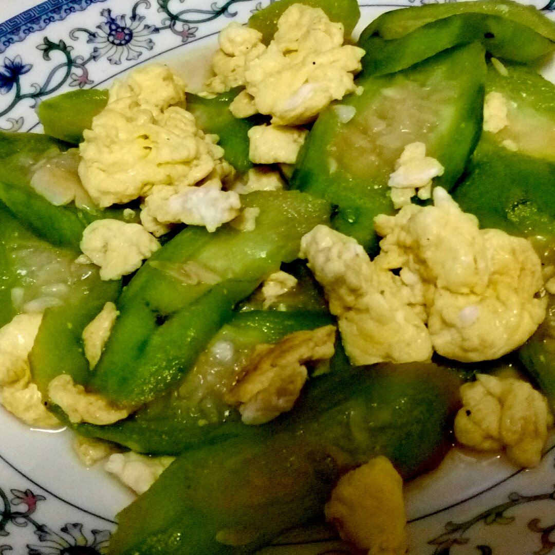 丝瓜炒蛋