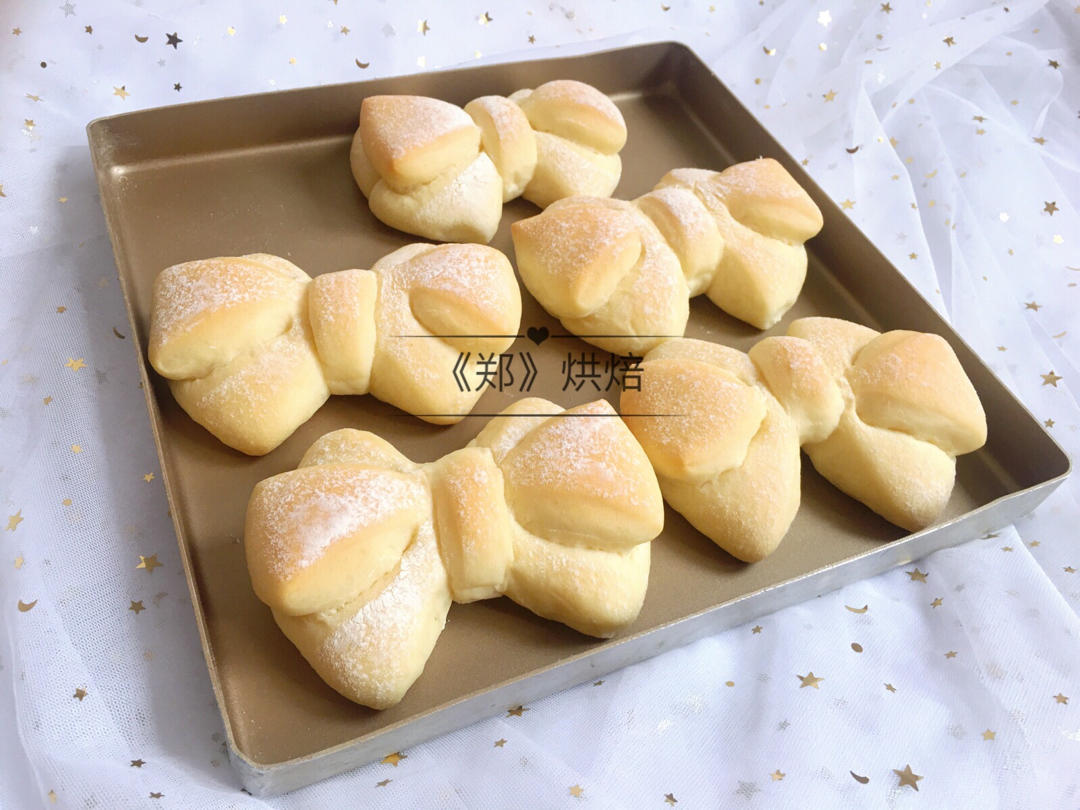 软萌可爱的蝴蝶结🎀面包