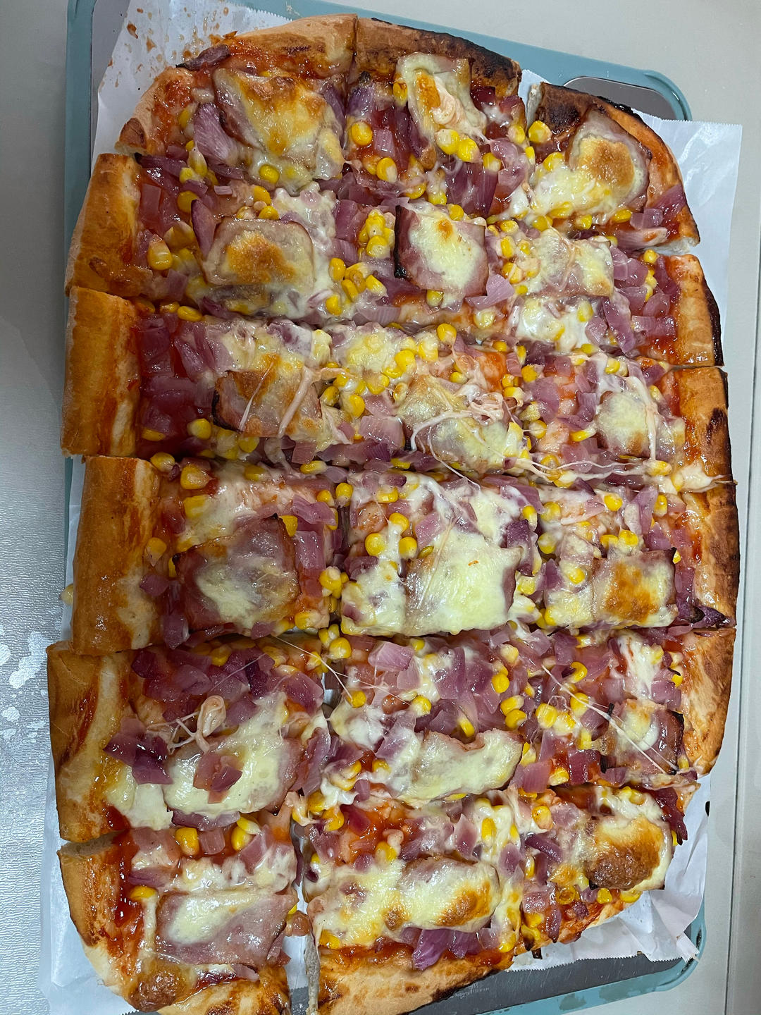 儿子说比BSK好吃的披萨（含披萨酱、饼底做法）