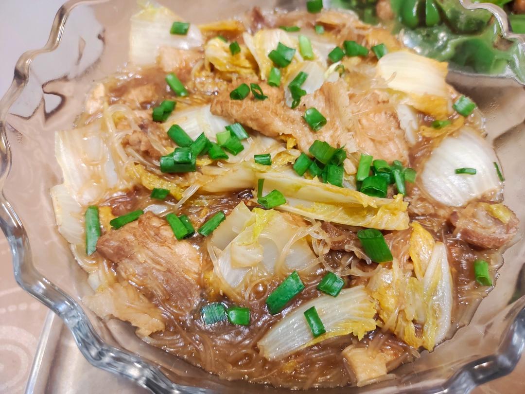 猪肉白菜炖粉条