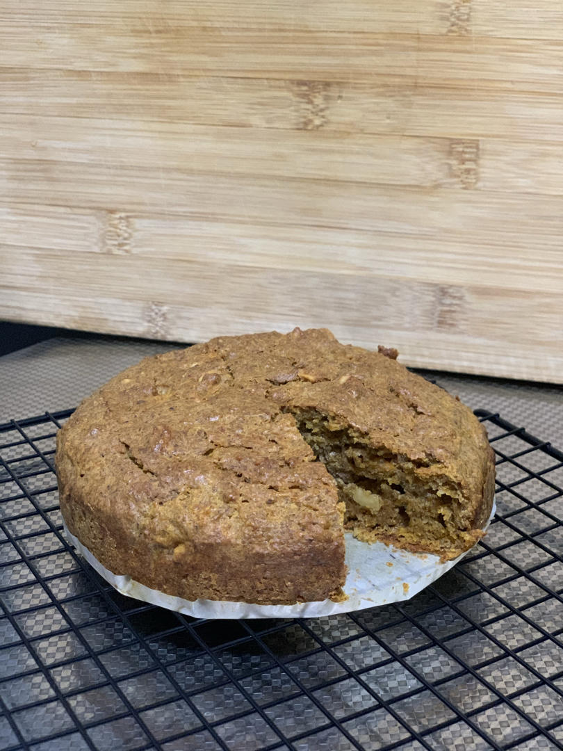 全麦胡萝卜蛋糕｜减油减糖版 快手蛋糕