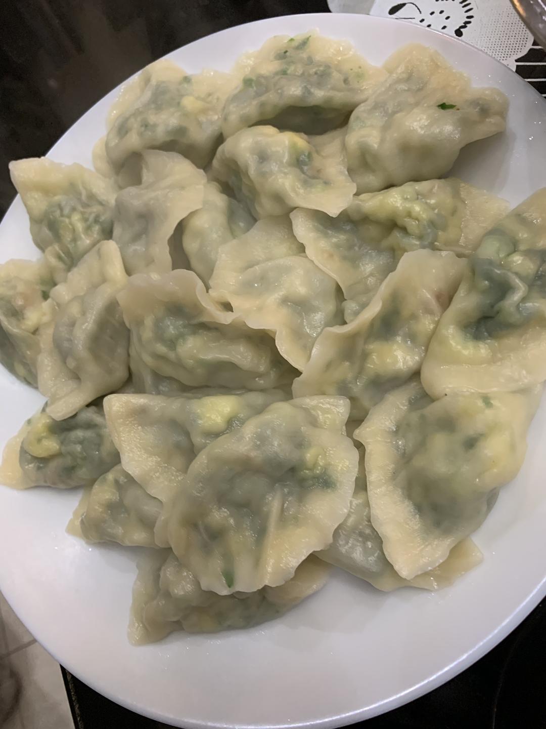 韭菜鸡蛋虾仁饺子🥟的做法