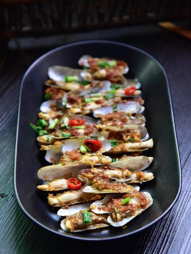 蒜蓉烤蛏子(空气炸锅)(烤箱)