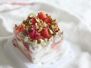 夏季专属|悉尼有名的草莓西瓜蛋糕（调整减糖版）的做法 步骤22