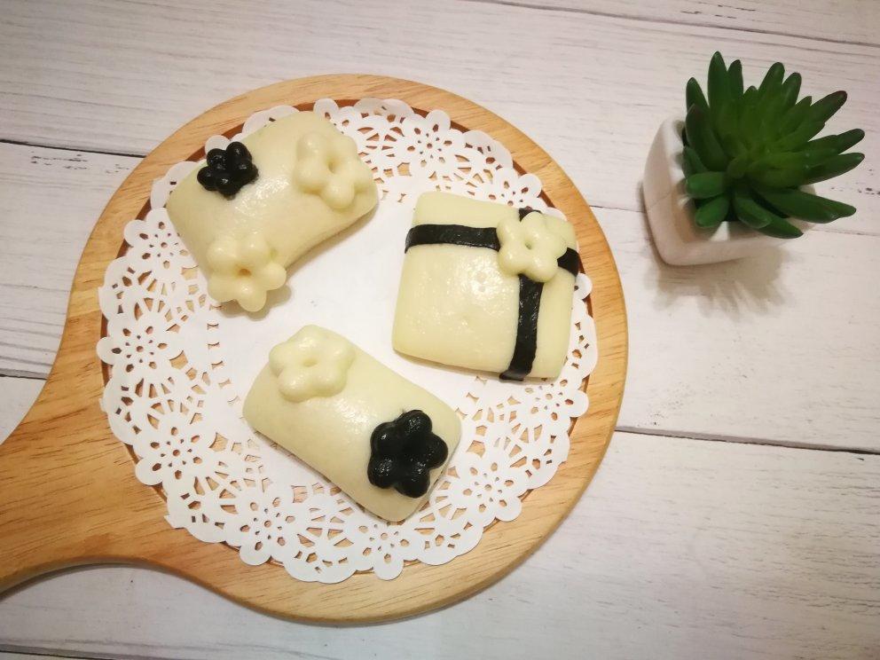 礼物造型芋泥包（厨师机揉面）