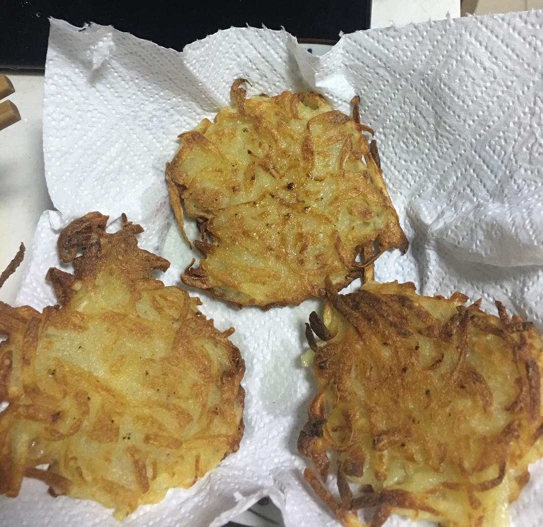 土豆丝鸡蛋饼