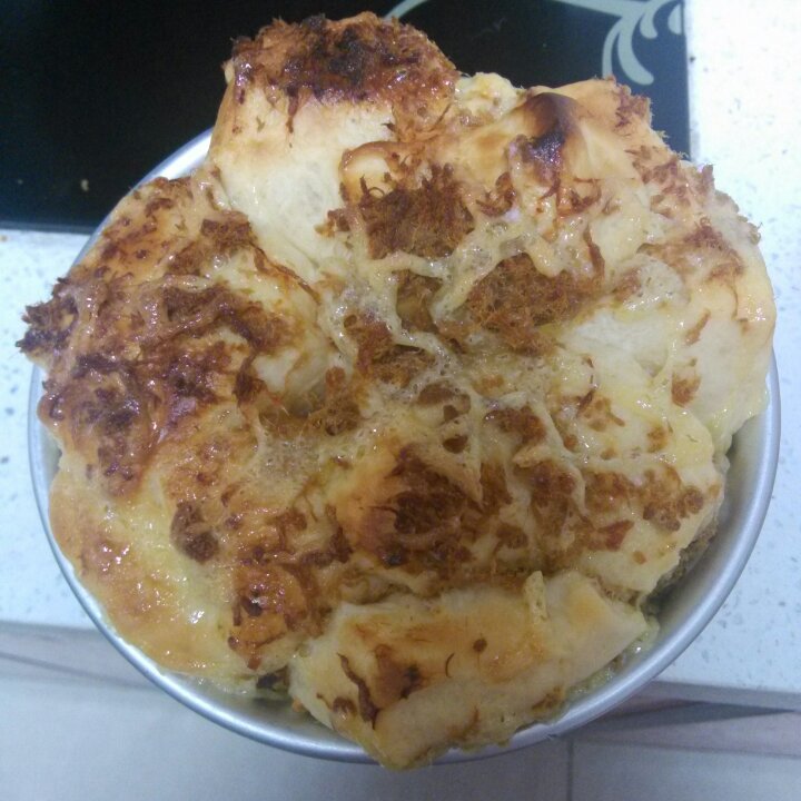 肉松手撕面包—超软会爆浆的面包哟