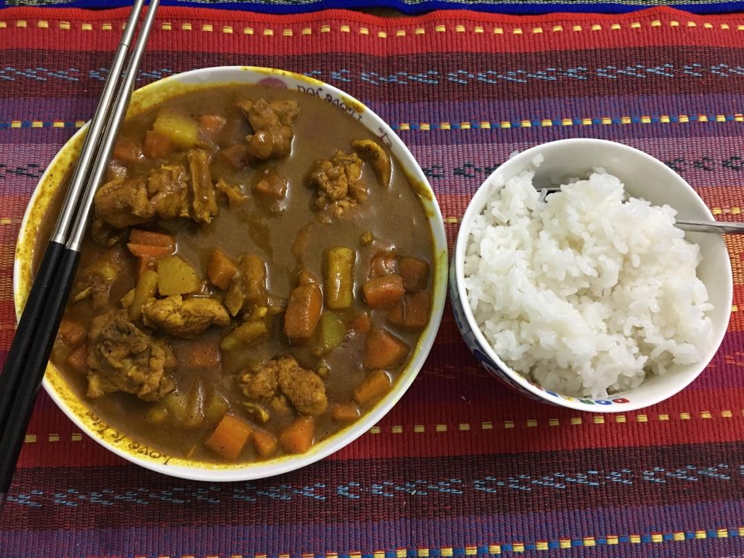 咖喱土豆鸡块