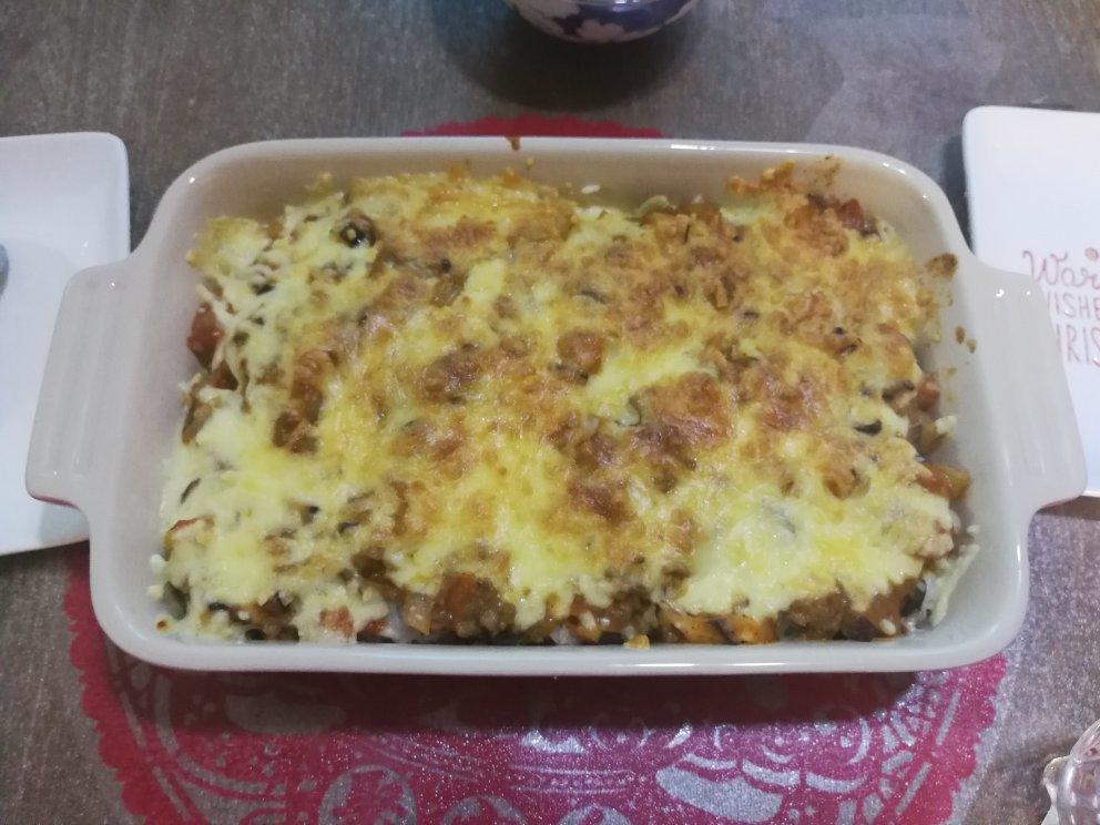 芝士焗番茄肉酱意大利面