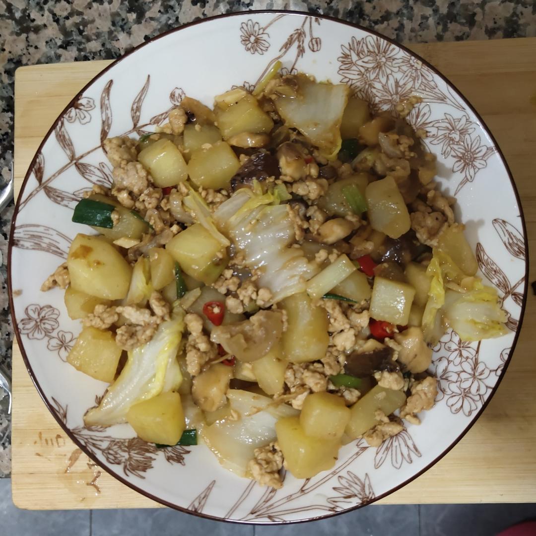 超级下饭的肉沫炒土豆！