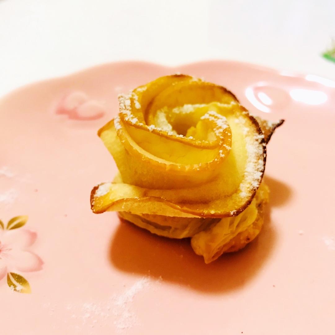 苹果玫瑰塔（手抓饼版）
