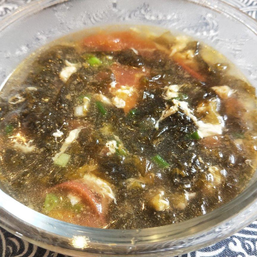 番茄紫菜鸡蛋汤