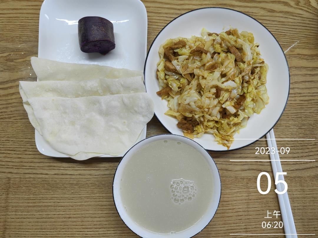初中生的营养早餐