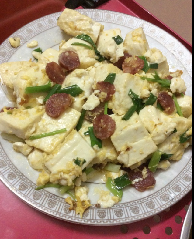 蛋包豆腐丁