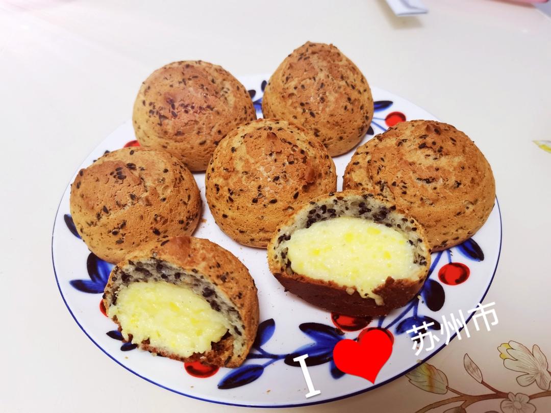 恐龙蛋麻薯包，Q弹爆浆！不用预拌粉版