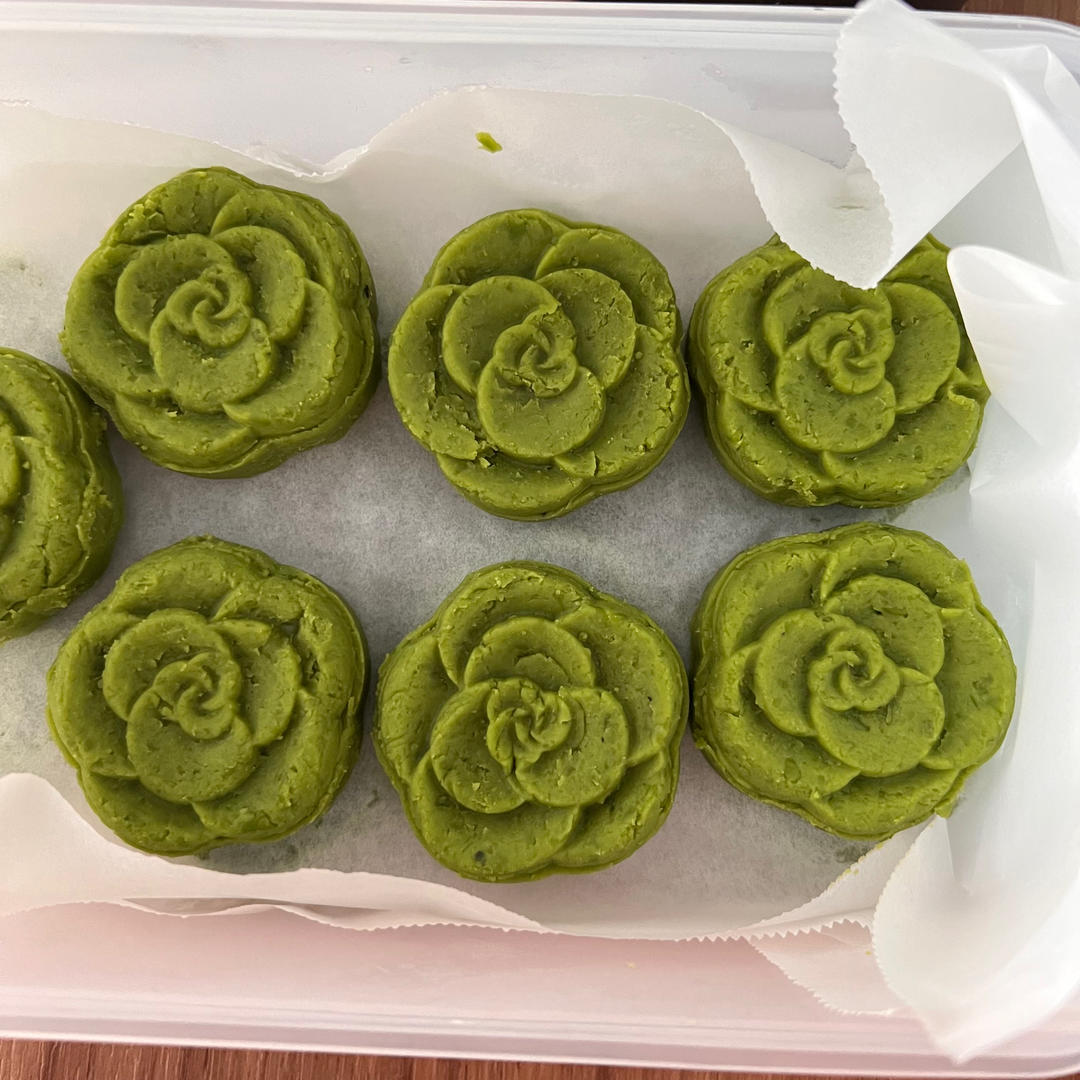 清新养颜，好吃零添加的豌豆糕