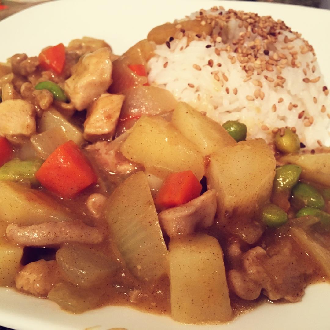 零失败日式咖喱鸡肉饭！！最正宗日本家庭做法！简单又好吃！
