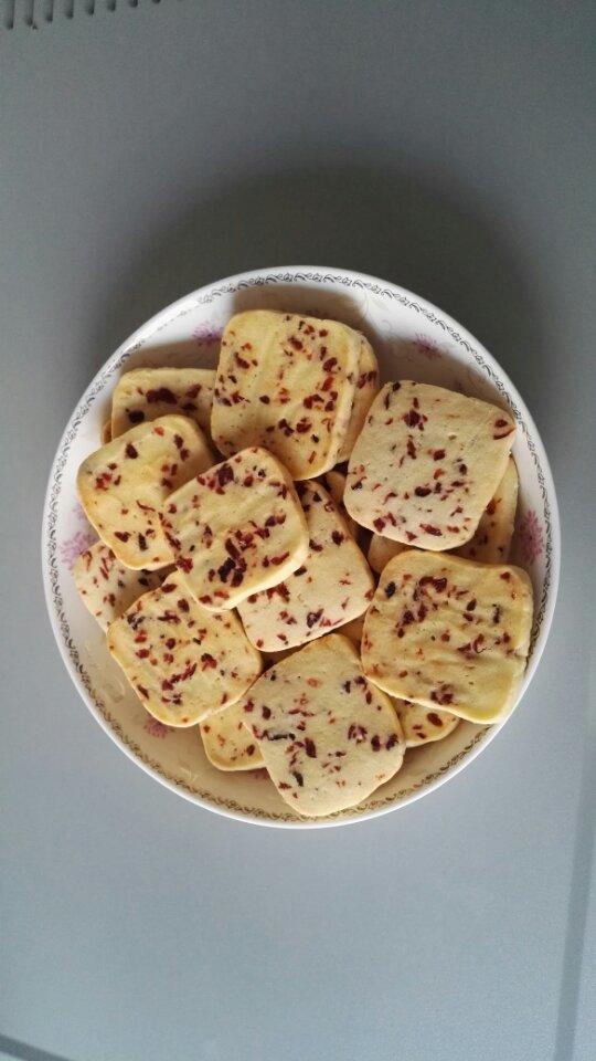 低糖少油版蔓越莓饼干
