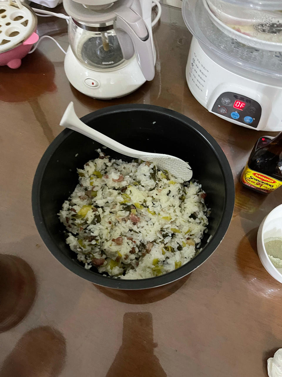 电饭煲咸肉菜饭