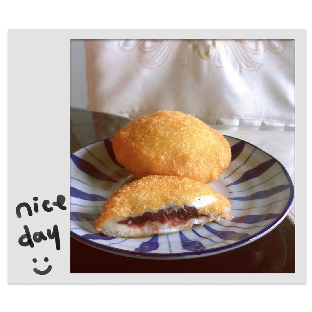 东北油炸糕（糯米粉豆沙馅儿）不翻车很简单