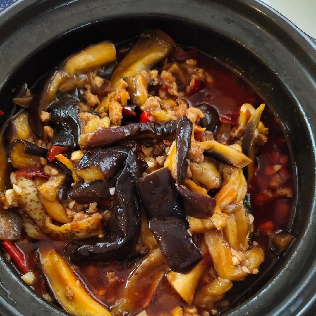 鱼香茄子煲 不用油炸 不用盐腌