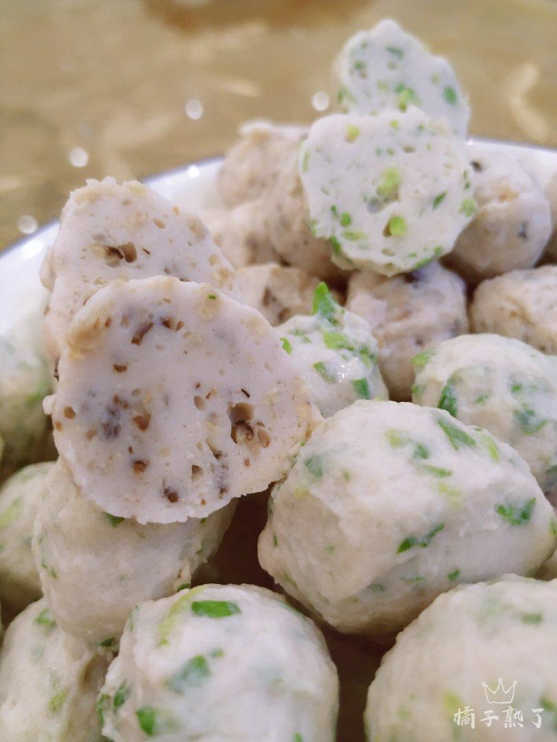 厨师机版潮汕猪肉丸🍡q弹牙的～