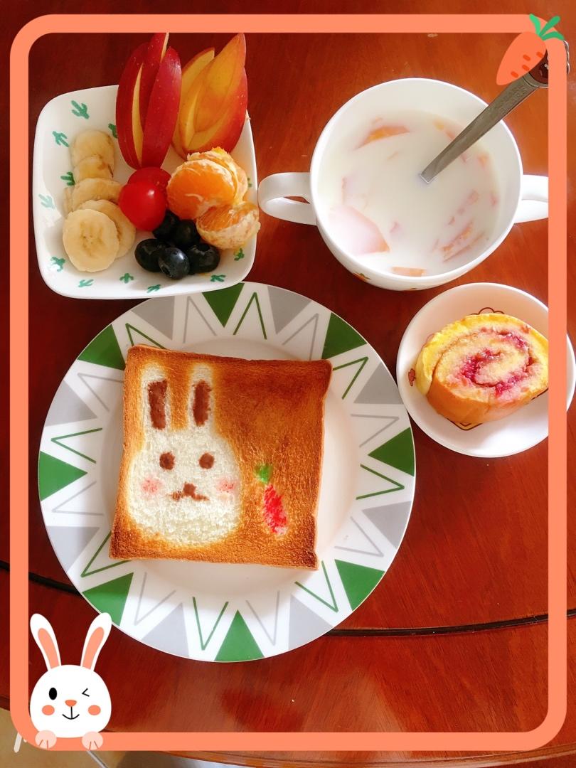 可爱到犯规的手绘烤吐司🍞巨简单❗️孩子最爱❗️