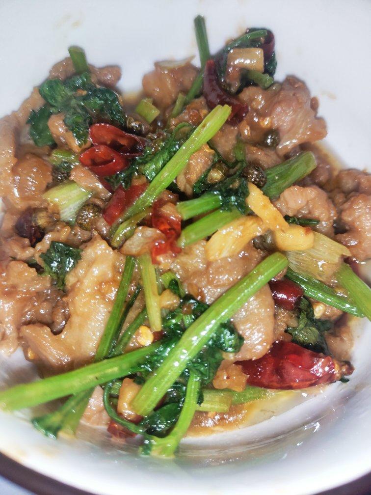 🔥嫩滑爽口的香菜炒牛肉🐂