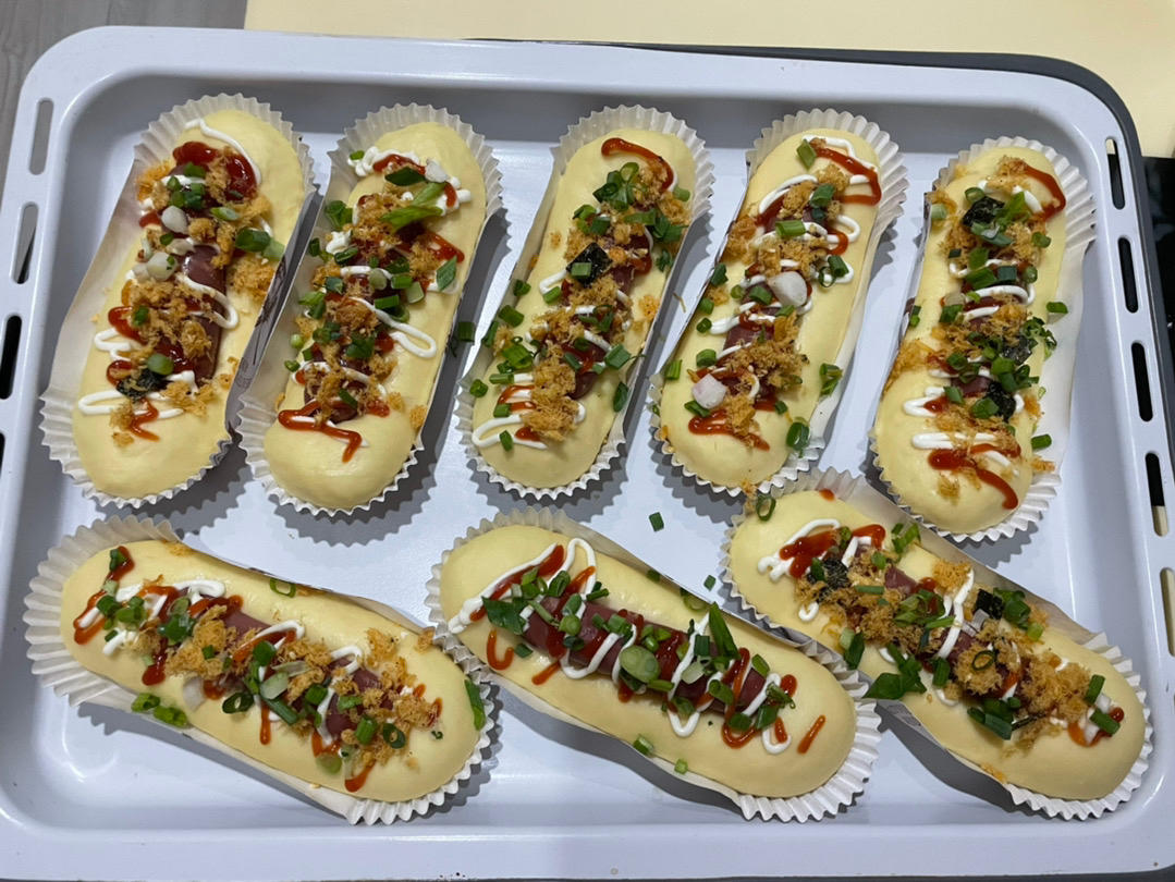 牛奶面包卷【3月北鼎烤箱食谱】