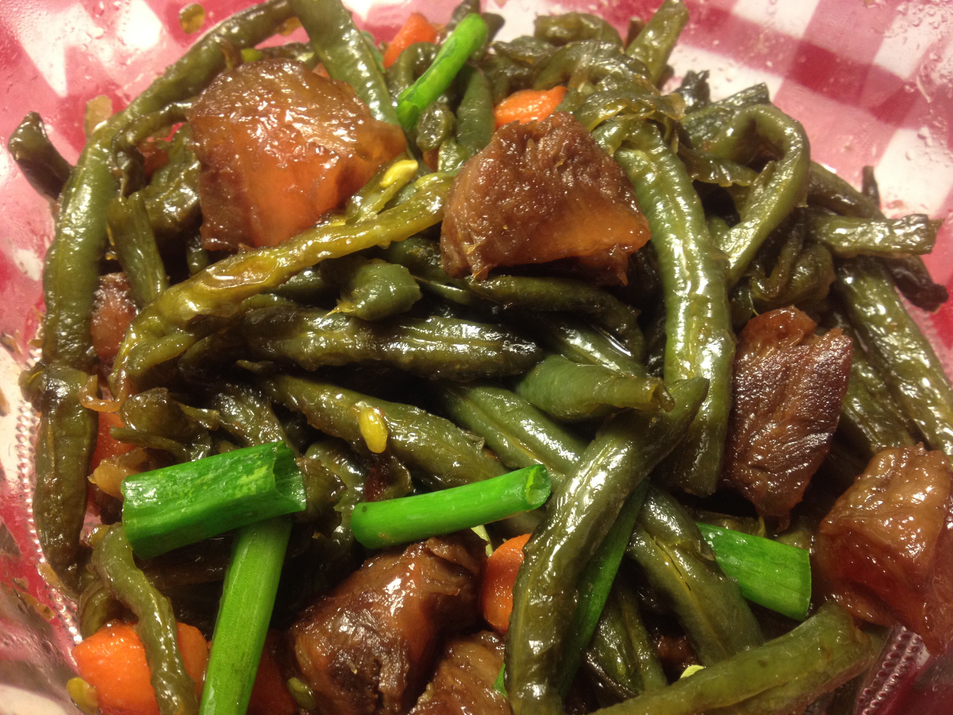 土豆烧豆角