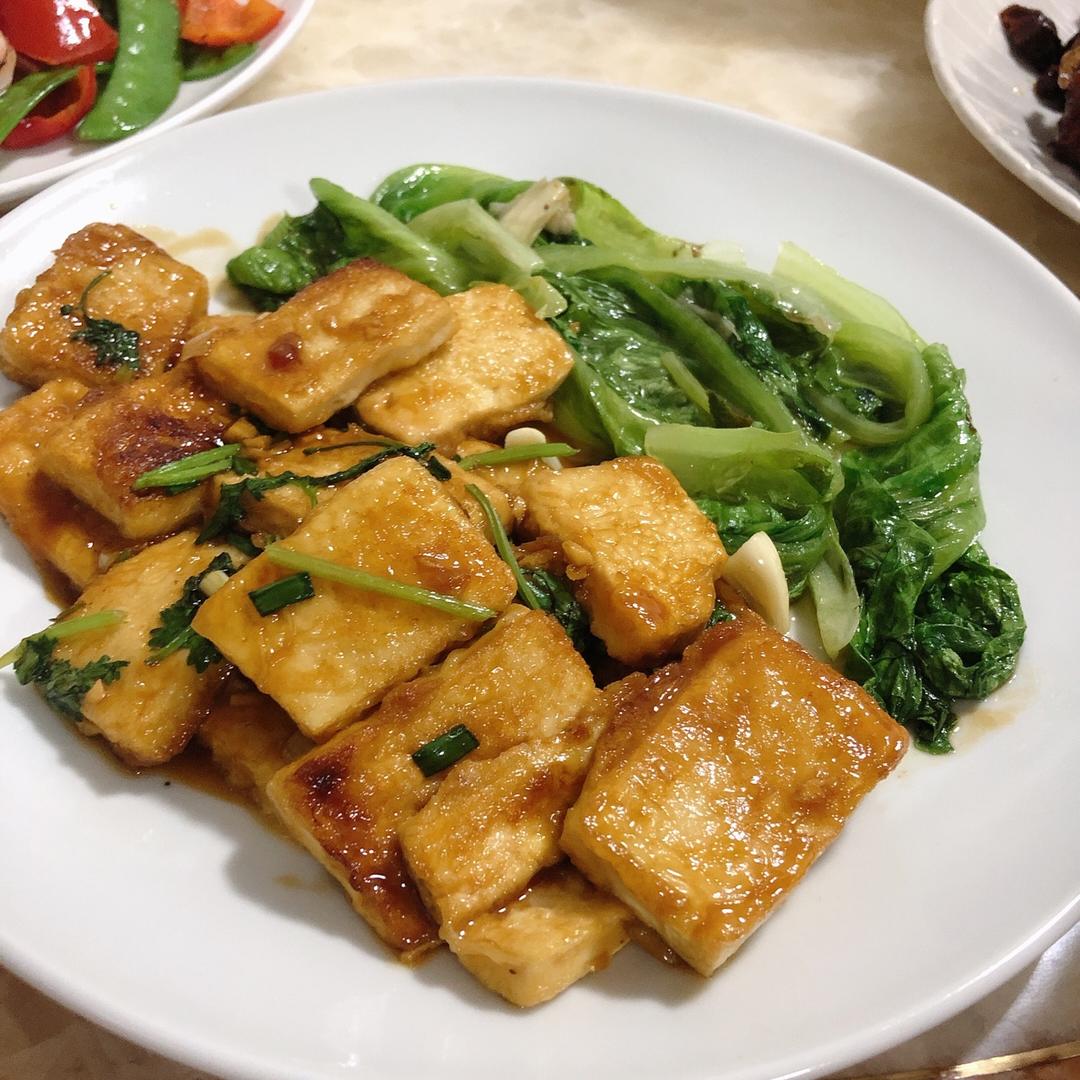 无敌好吃的香煎豆腐