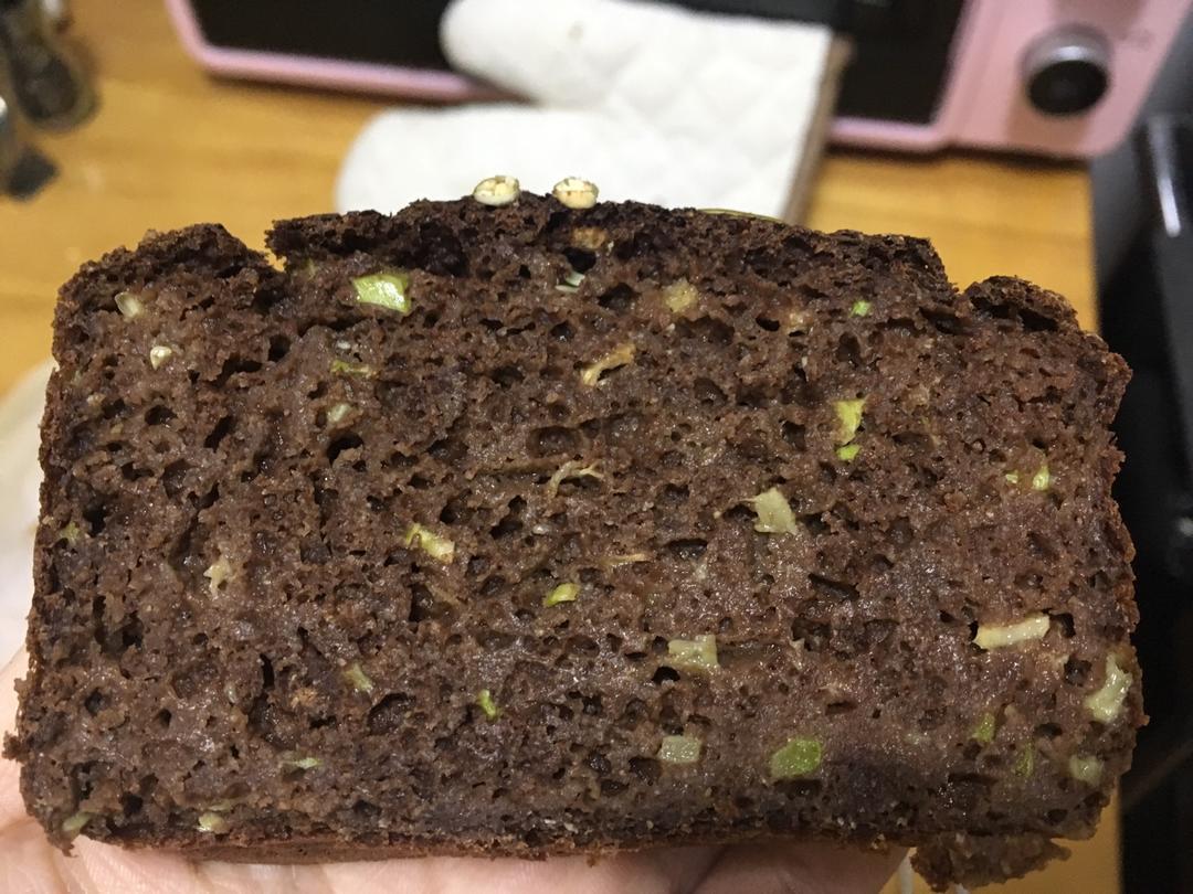 巧克力西葫芦快手面包（健康巧克力“蛋糕”）丨健康·烘焙