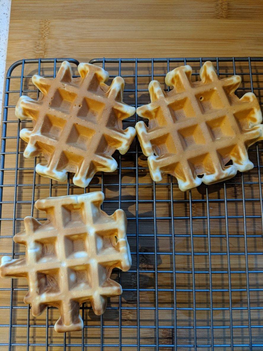 小朋友超爱的奶油格子松饼