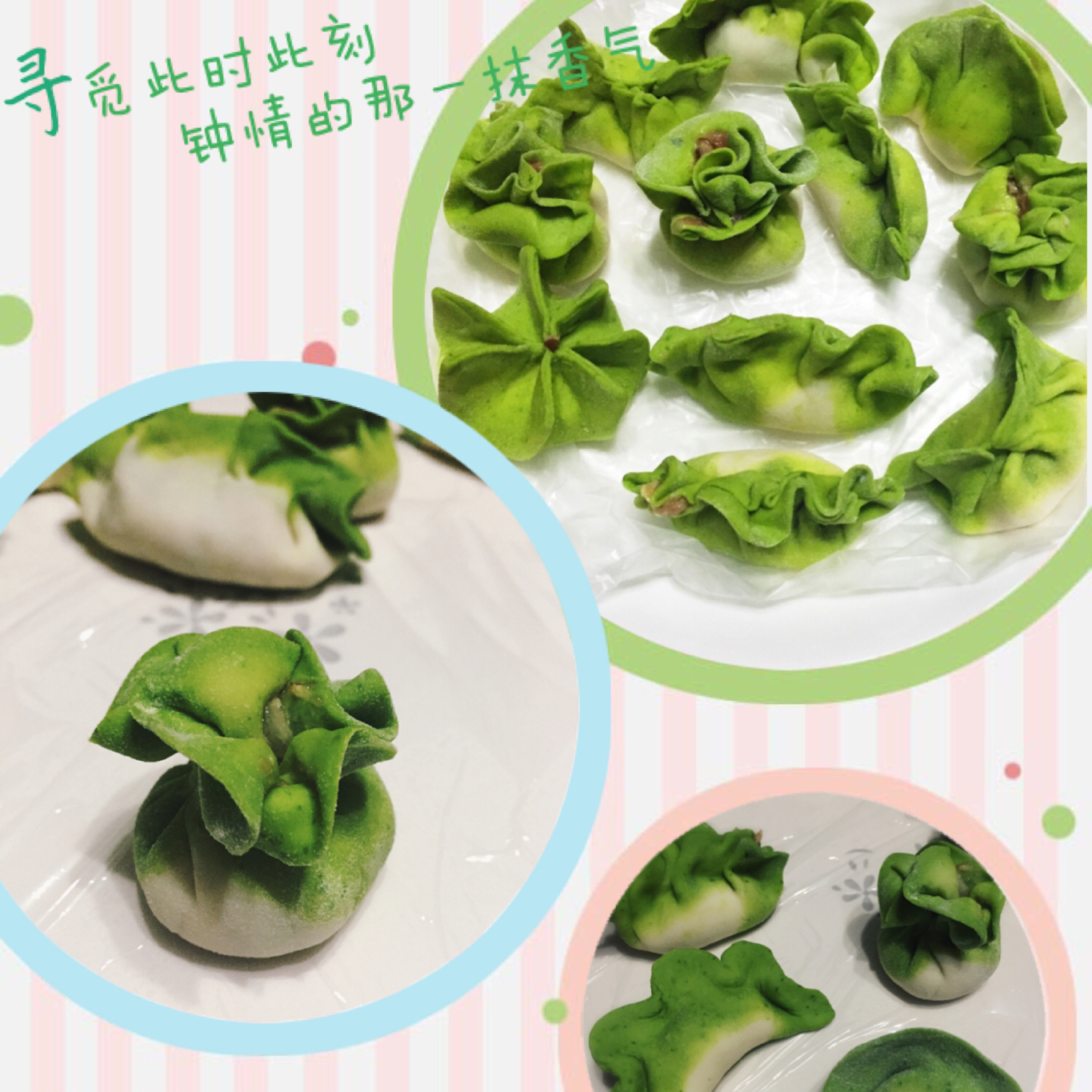 翡翠白玉白菜饺子详细版（附翡翠白玉白菜饺子包法，翡翠白玉饺子皮两种制法，面包机和面，翡翠白玉烧卖，各种馅料搭配）