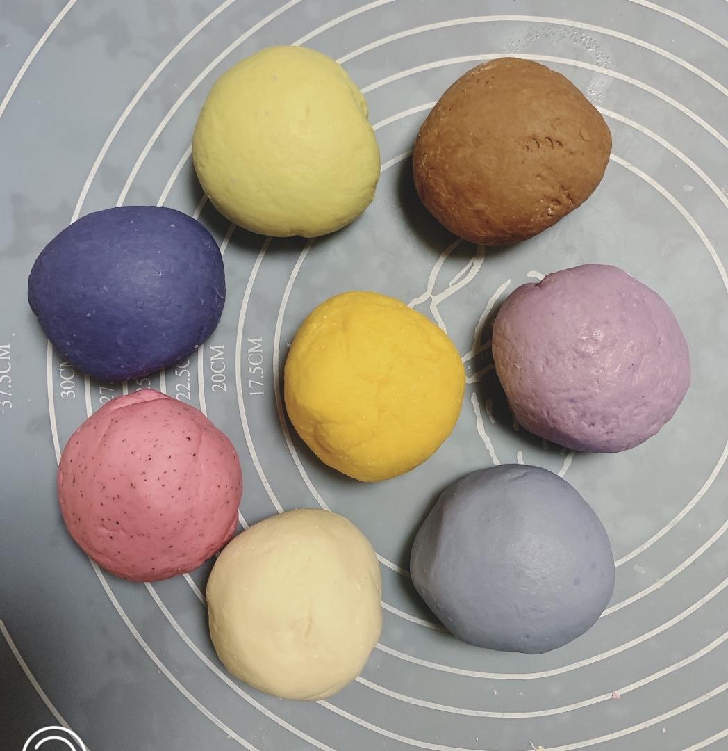 彩虹馒头～蓝天白云伴彩虹